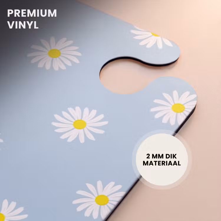 CaseSwap - Pastel - Margieten op licht hemelsblauwe achtergrond — 6
