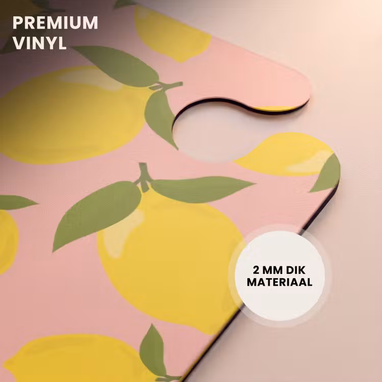 CaseSwap - Pastel - Citroenen op zalmroze achtergrond — 6