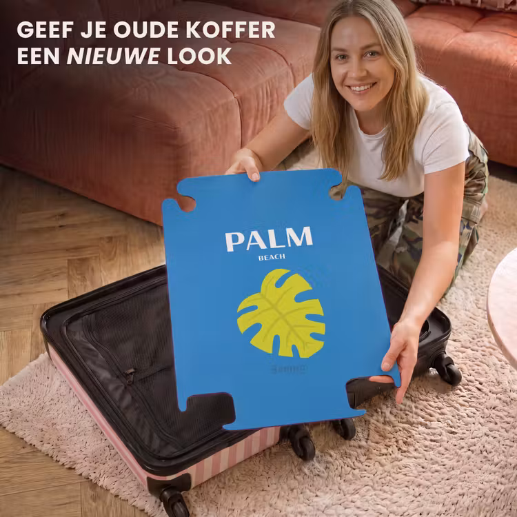 CaseSwap™ - Summer destinations - Palm beach blauw — 3
