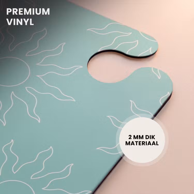 CaseSwap - Patronen - Zonnestralenpatroon op mintgroene achtergrond — 6