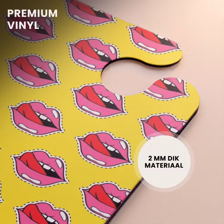 CaseSwap™ - Patronen - Lippen op gele achtergrond — 6