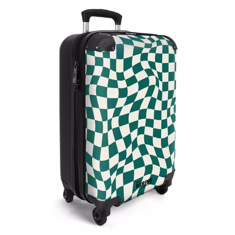 CaseSwap - Patronen - Optische illusie in groen en wit — 2