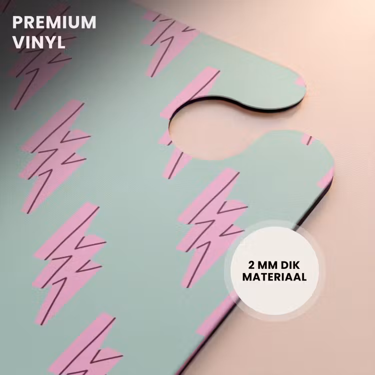 CaseSwap™ - Patronen - Roze bliksem op mintgroen — 6
