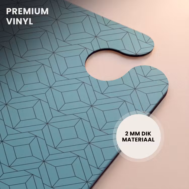 CaseSwap™ - Patronen - Geometrisch patroon op blauw — 6