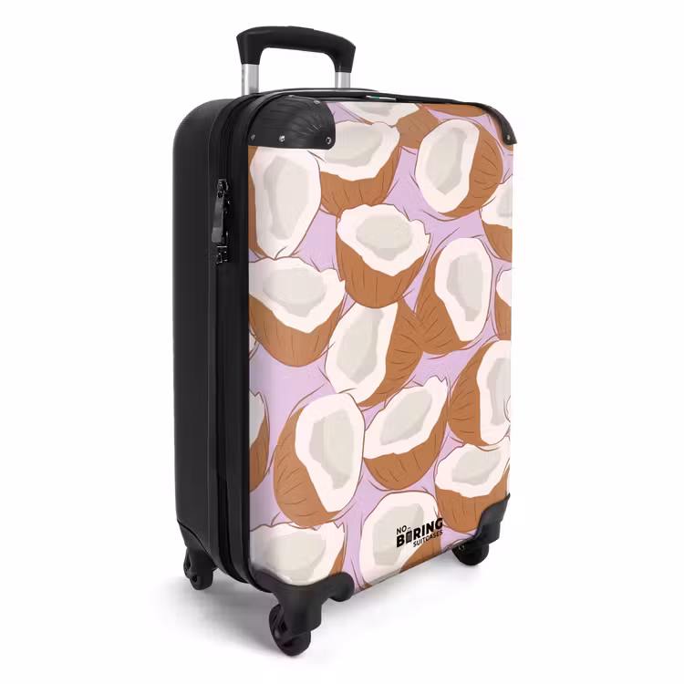 CaseSwap - Summer memories - Kokosnoten op een lila achtergrond — 2