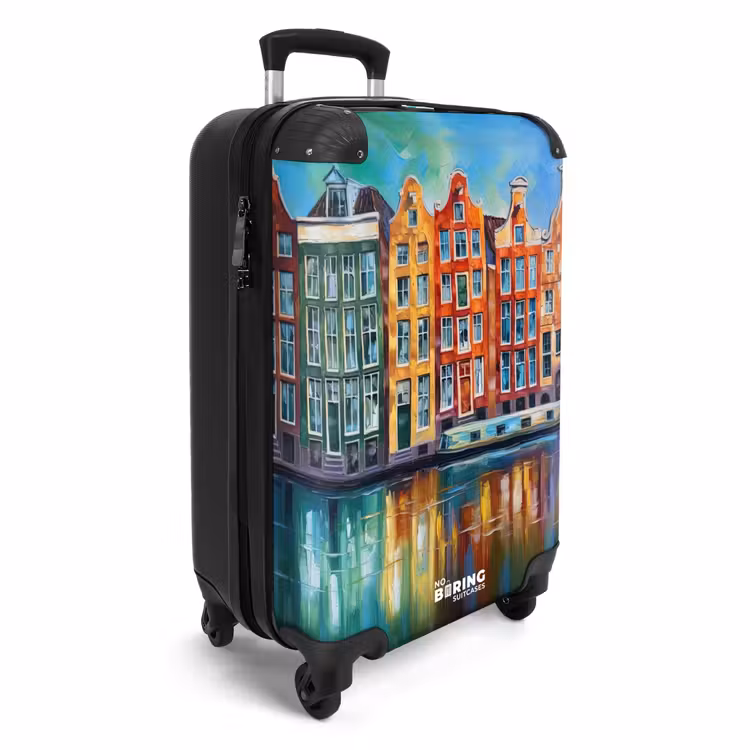 CaseSwap™ - Amsterdam - Olieverf - Gracht - Schilderij - Kunst — 2