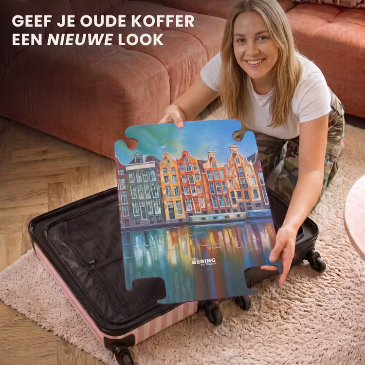 CaseSwap™ - Amsterdam - Olieverf - Gracht - Schilderij - Kunst — 3