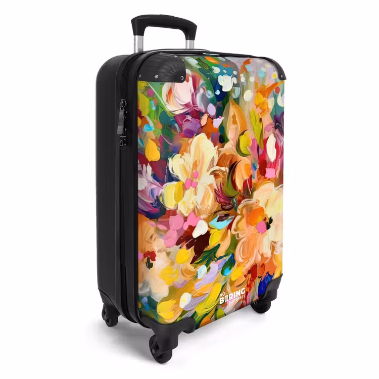 CaseSwap™ - Schilderij - Olieverf - Bloemen - Regenboog — 2