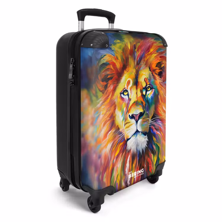 CaseSwap™ - Portret van een leeuw in kleurrijke olieverf — 2