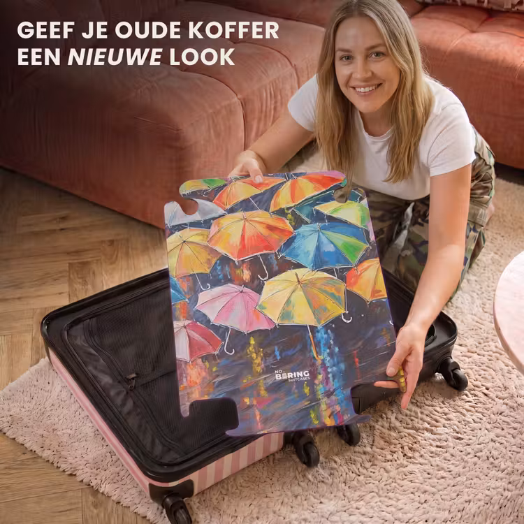 CaseSwap - Paraplu's - Schilderij - Kunst - Regenboog — 3