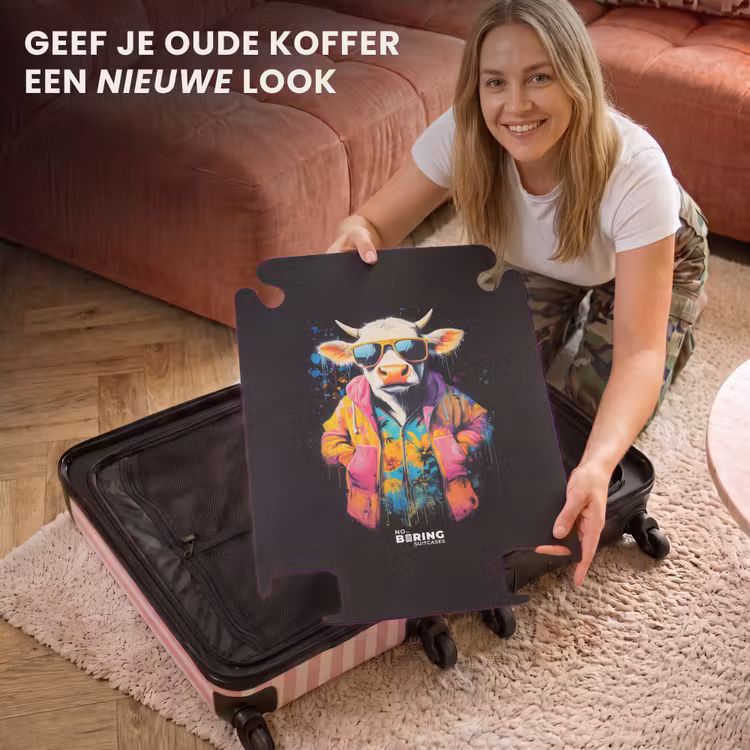 CaseSwap™ - Stier met jas en zonnebril — 3