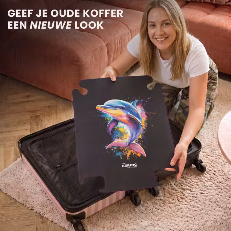 CaseSwap™ - Dolfijn met kleurrijke graffiti — 3