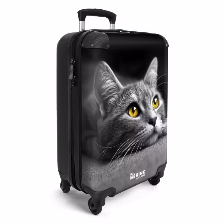 CaseSwap™ - Zwart witte kat met gele ogen — 2