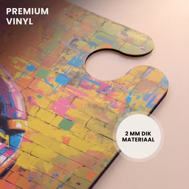CaseSwap™ - Kleurrijke aap met koptelefoon in graffiti stijl — 6