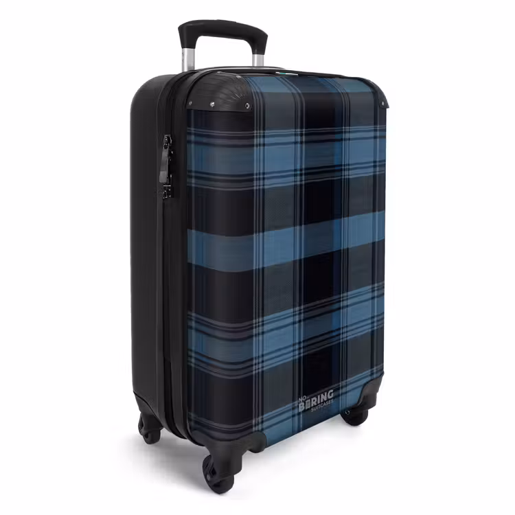 CaseSwap™ - Klassiek geruit patroon in blauw tinten — 2