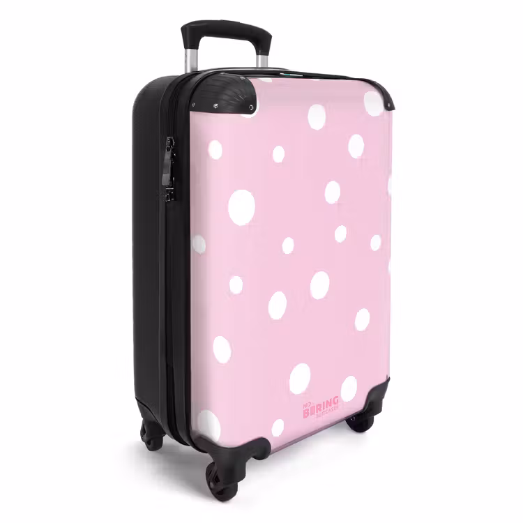 CaseSwap™ - Roze achtergrond met witte stippen — 2