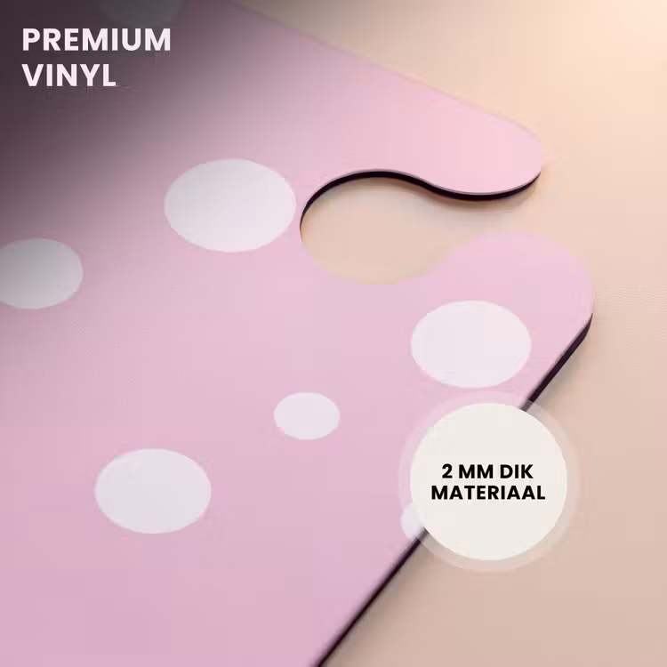 CaseSwap™ - Roze achtergrond met witte stippen — 6