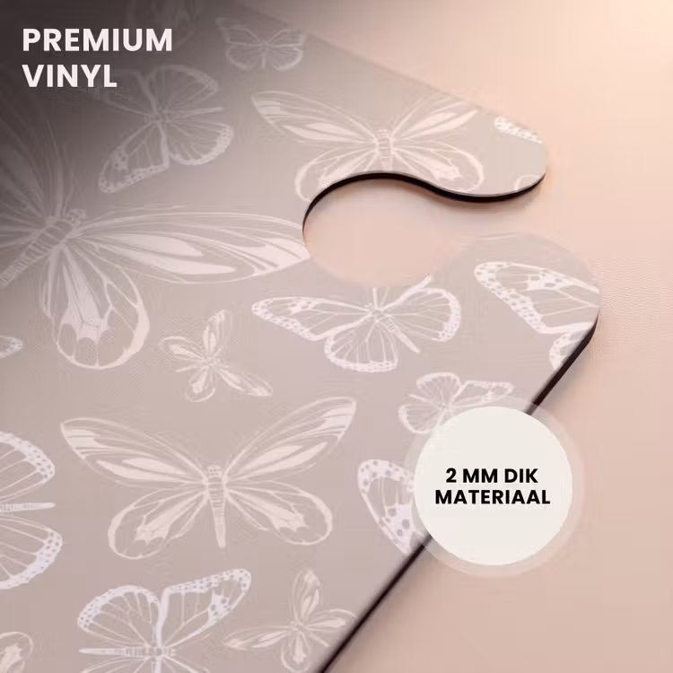CaseSwap™ - Patroon van vlinders in beige — 6