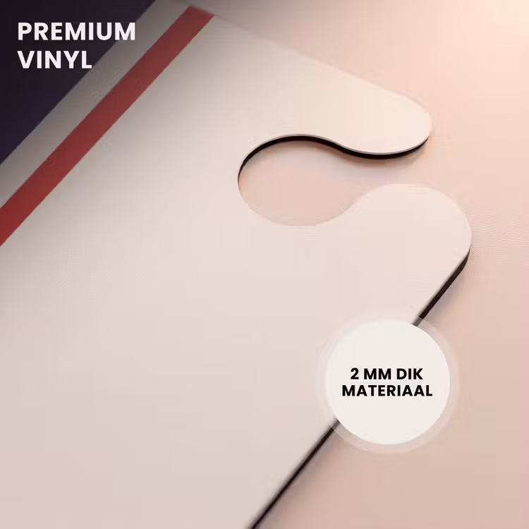 CaseSwap™ - Crèmekleurige achtergrond met centrale tricolor baan en tekst Travel — 6