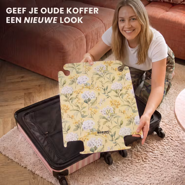 CaseSwap - Bloesem patroon geel — 3