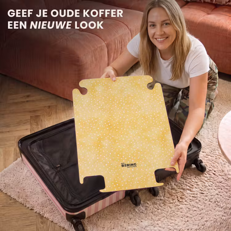 CaseSwap™ - Stippen patroon geel — 3