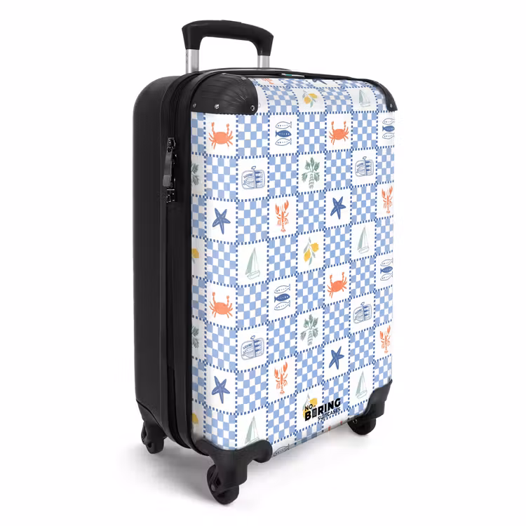 CaseSwap™ - Vierkant zomer print blauw — 2