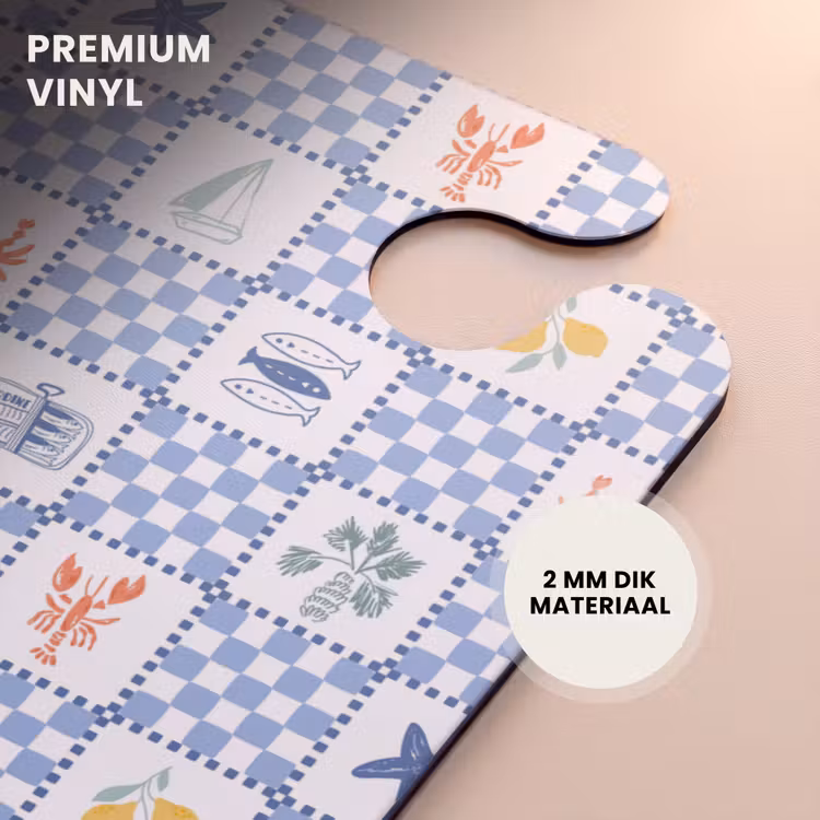 CaseSwap™ - Vierkant zomer print blauw — 6