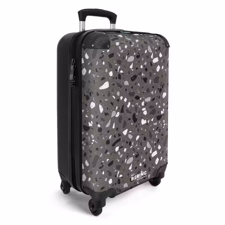 CaseSwap - Terrazzo patroon veelkleurig donkergrijs — 2