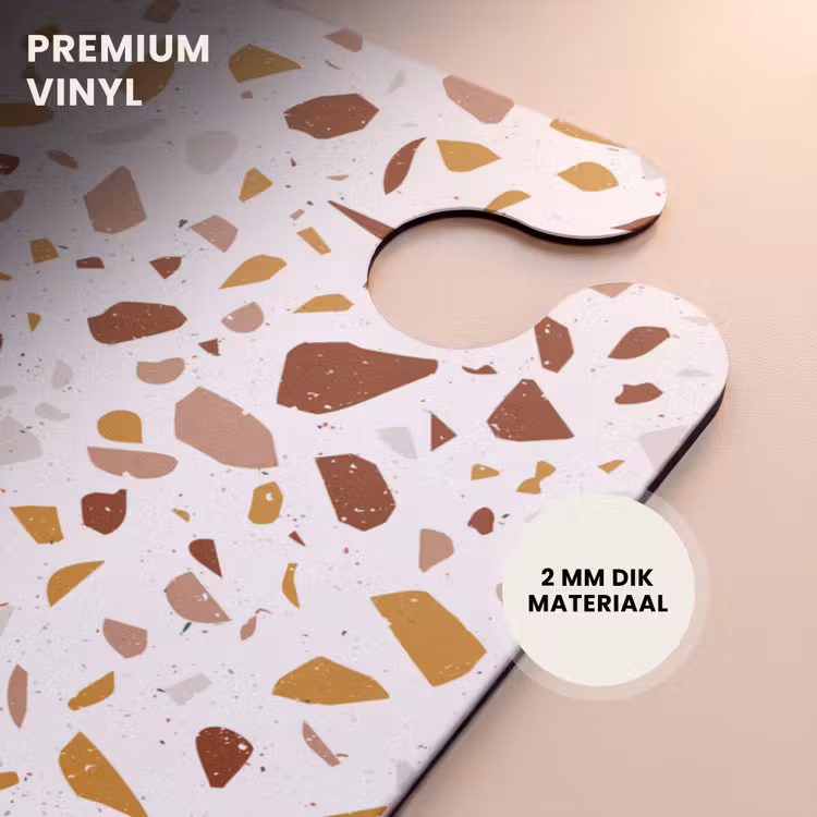 CaseSwap - Terrazzo patroon veelkleurig oker en roest — 6