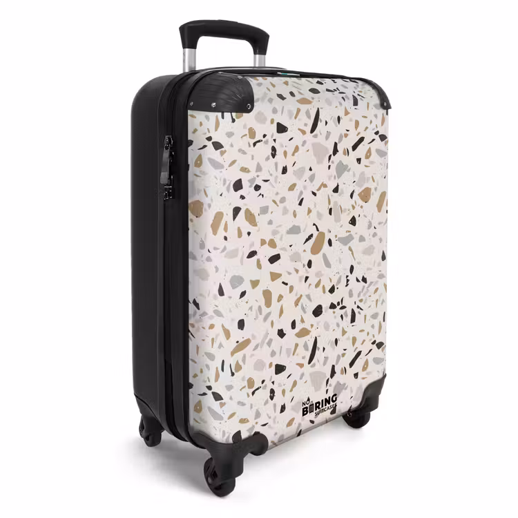 CaseSwap™ - Terrazzo patroon natuurlijk beige — 2