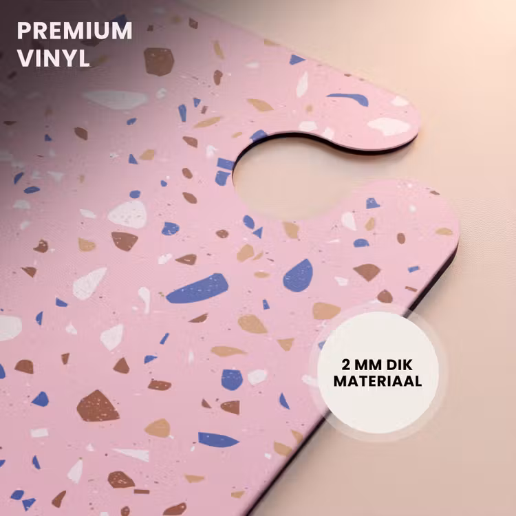 CaseSwap™ - Terrazzo patroon veelkleurig roze en blauw — 6