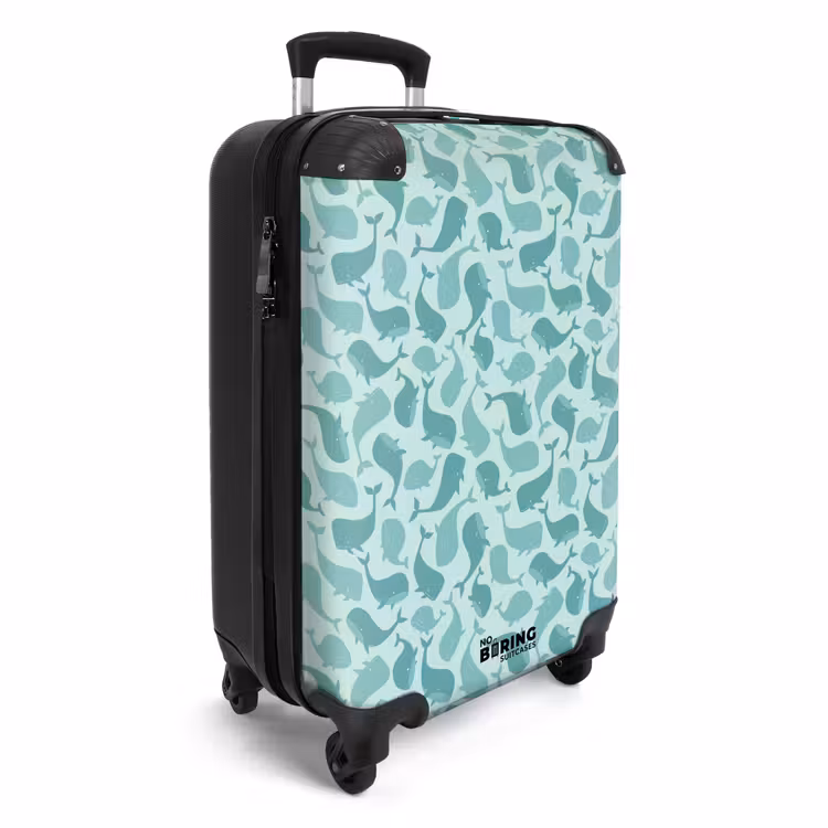 CaseSwap™ - Walvissen patroon blauw groen — 2