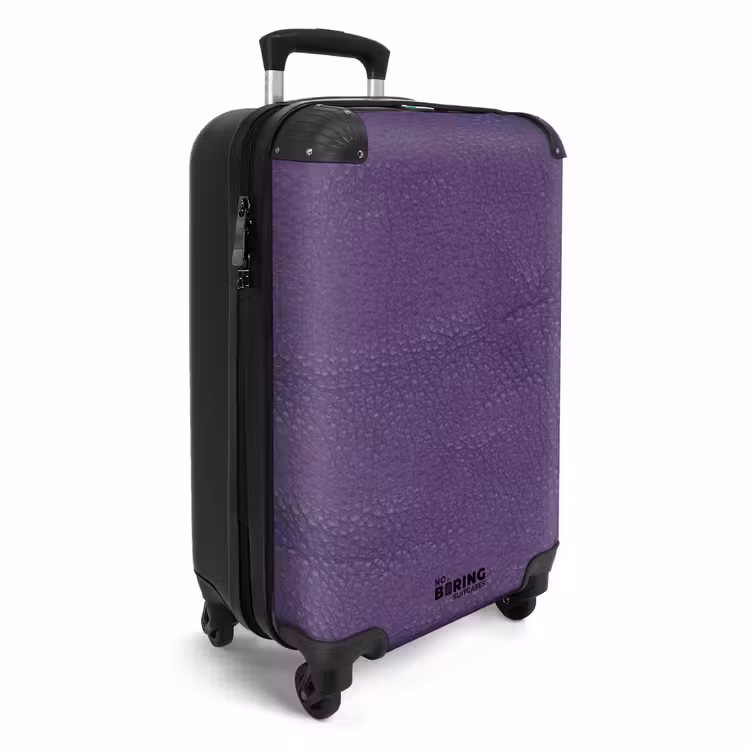 CaseSwap™ - Lederen look violet paars — 2