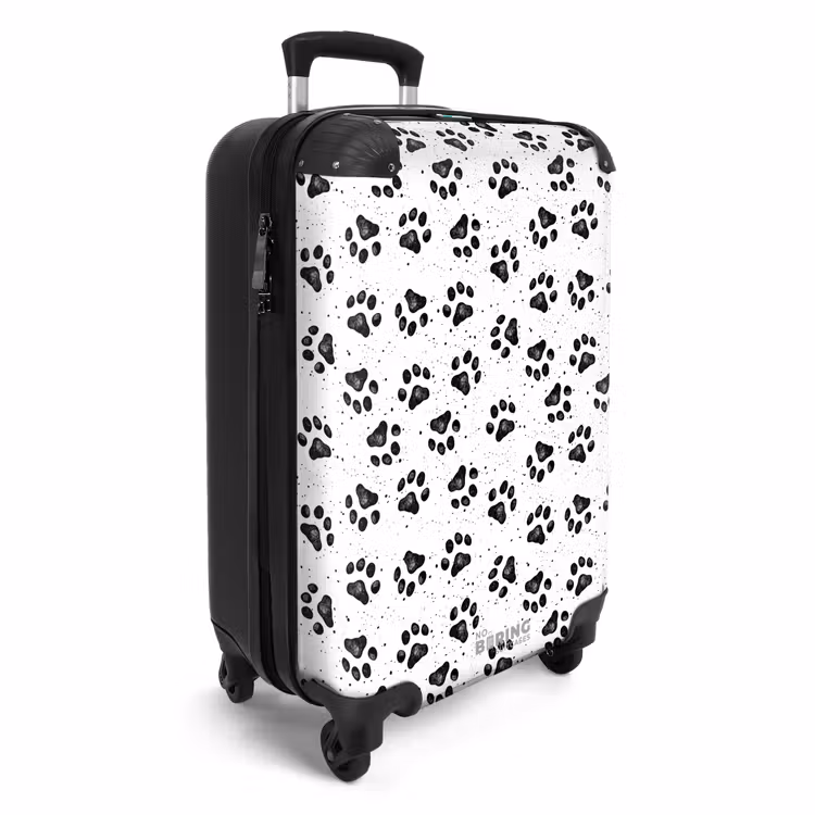 CaseSwap™ - Honden poot patroon zwart wit — 2