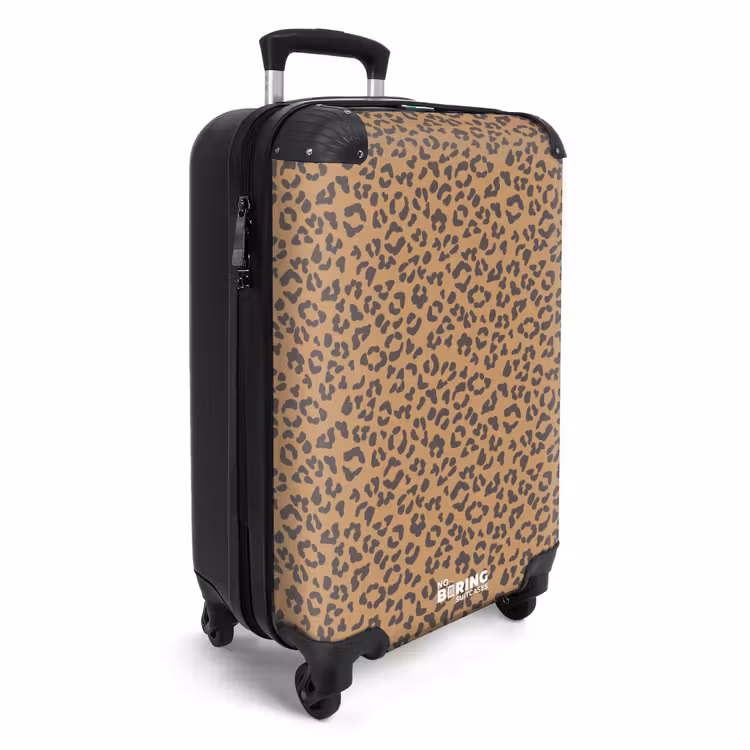 CaseSwap - Dieren print panter bruin — 2