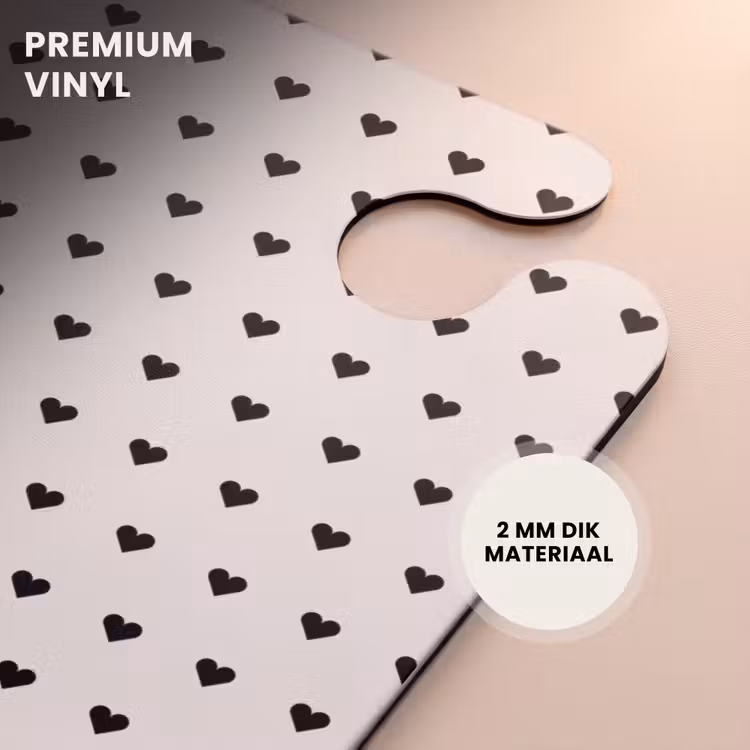 CaseSwap™ - Valentijn hartjes zwart wit — 6