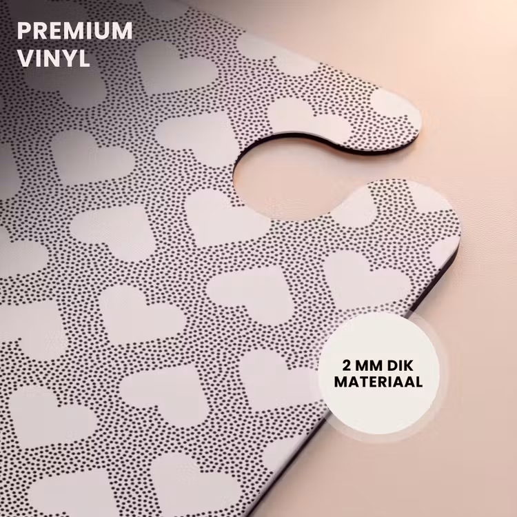 CaseSwap™ - Valentijn stippen patroon zwart — 6