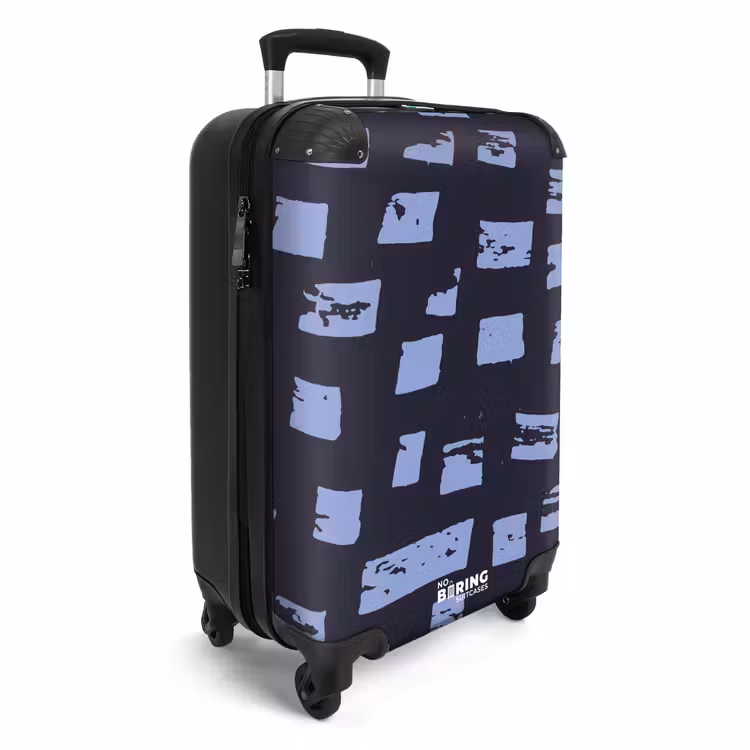 CaseSwap™ - Blauwe blokken op donkerblauwe achtergrond — 2