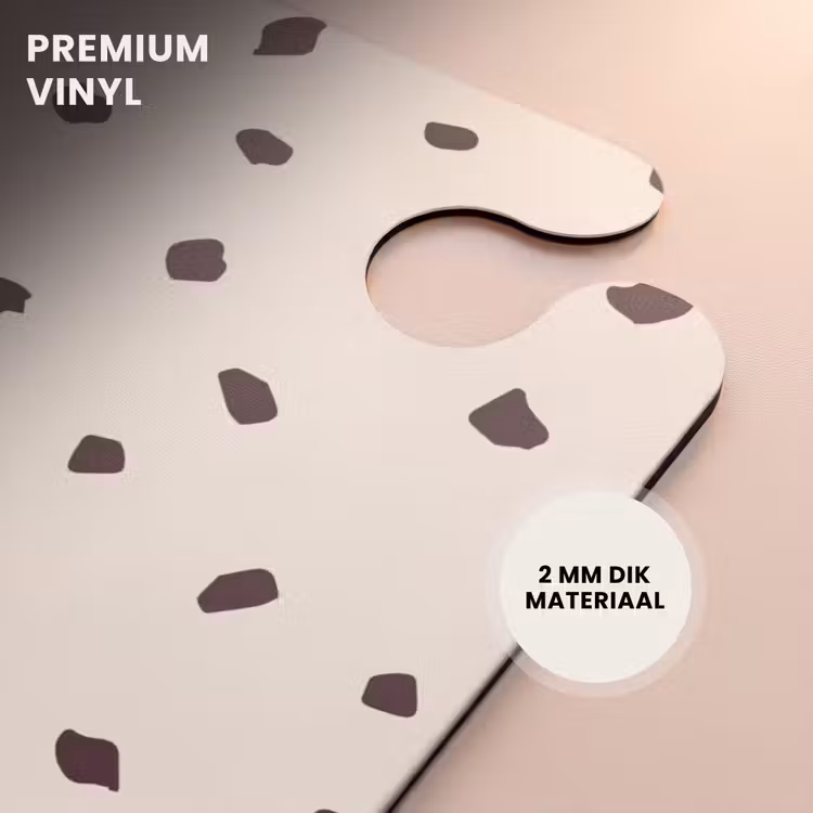 CaseSwap™ - Licht crèmekleurige achtergrond met bruine vlekken — 6