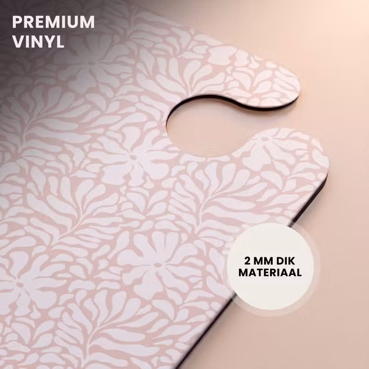 CaseSwap™ - Bloemen en bladeren op beige achtergrond — 6