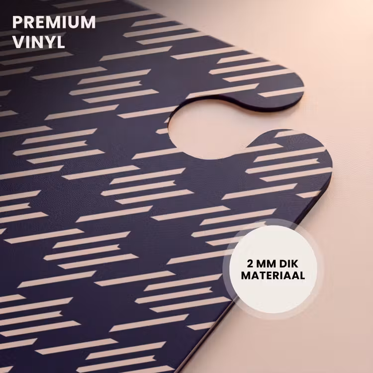CaseSwap™ - Donker pied-de-poule patroon met diagonale streepvulling — 6
