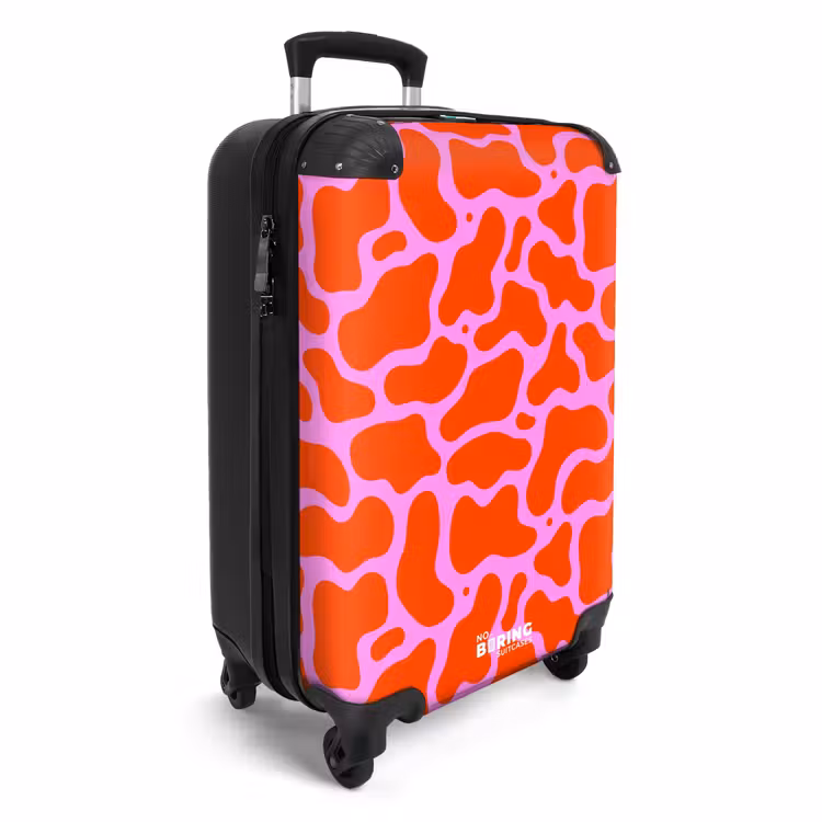 CaseSwap - Organisch vlekkenpatroon in rood en roze — 2