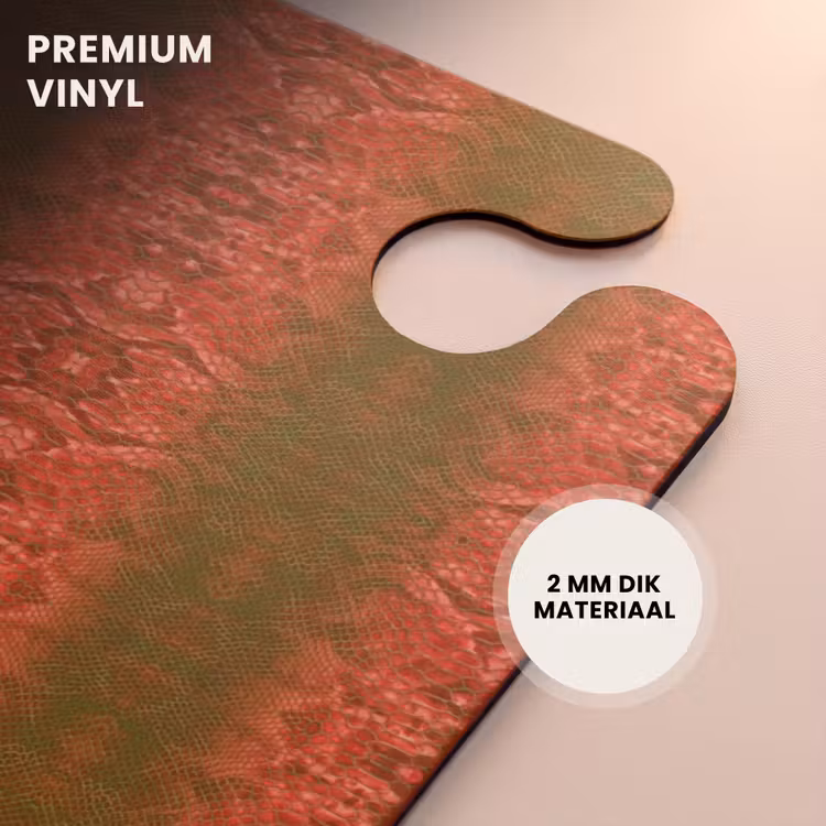 CaseSwap™ - Rood groen slangenhuid met symmetrische schubstructuur — 6