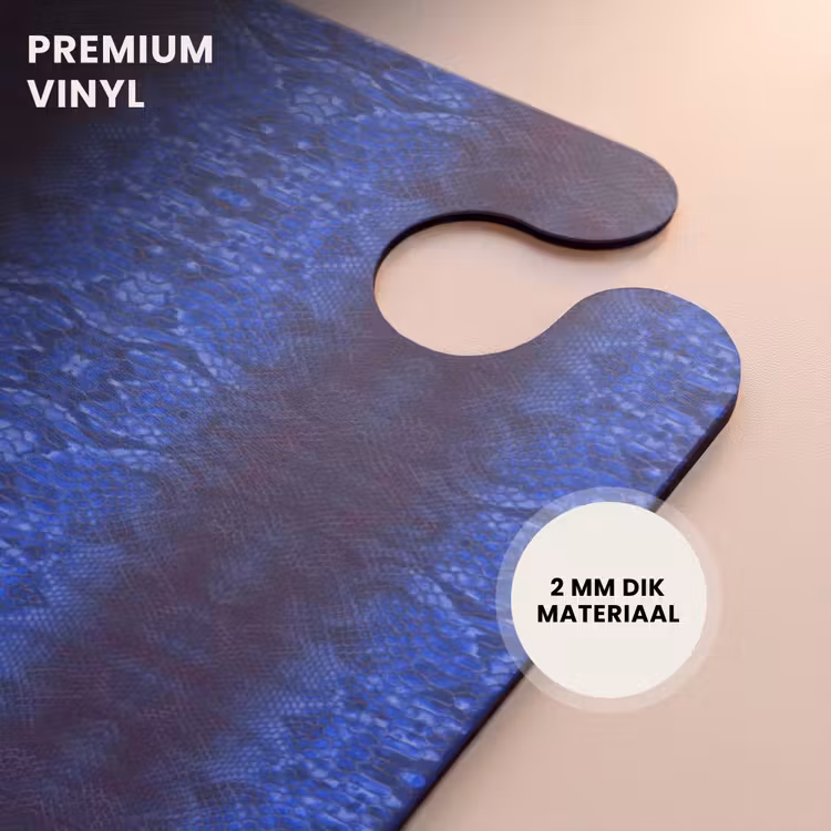 CaseSwap - Donker blauw slangenhuid met symmetrische schubstructuur — 6