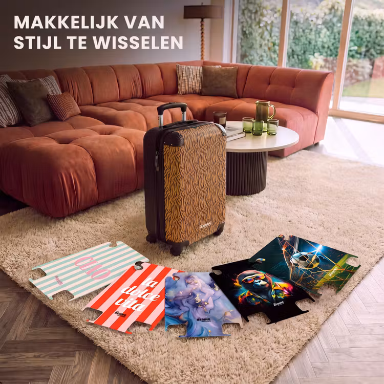 CaseSwap - Oranje tijgerstrepen met vloeiend motief — 5