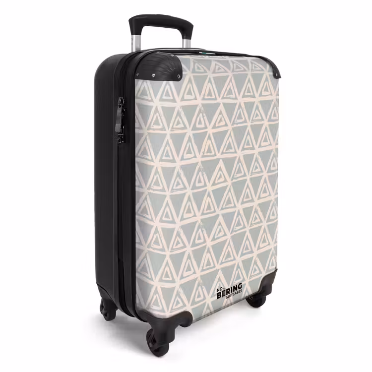 CaseSwap™ - Herhalende driehoekstructuur in pastel — 2