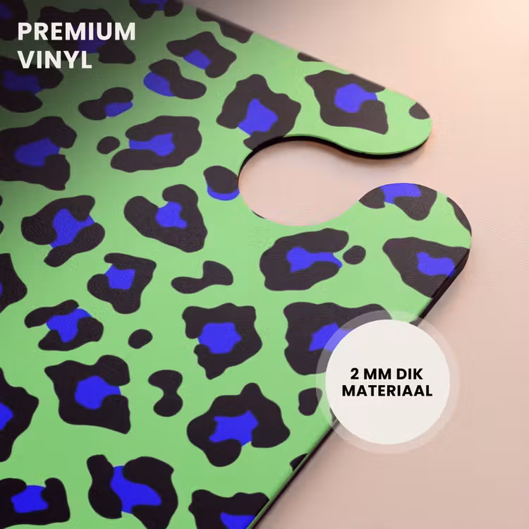 CaseSwap™ - Blauw uipaardpatroon op groene achtergrond — 6