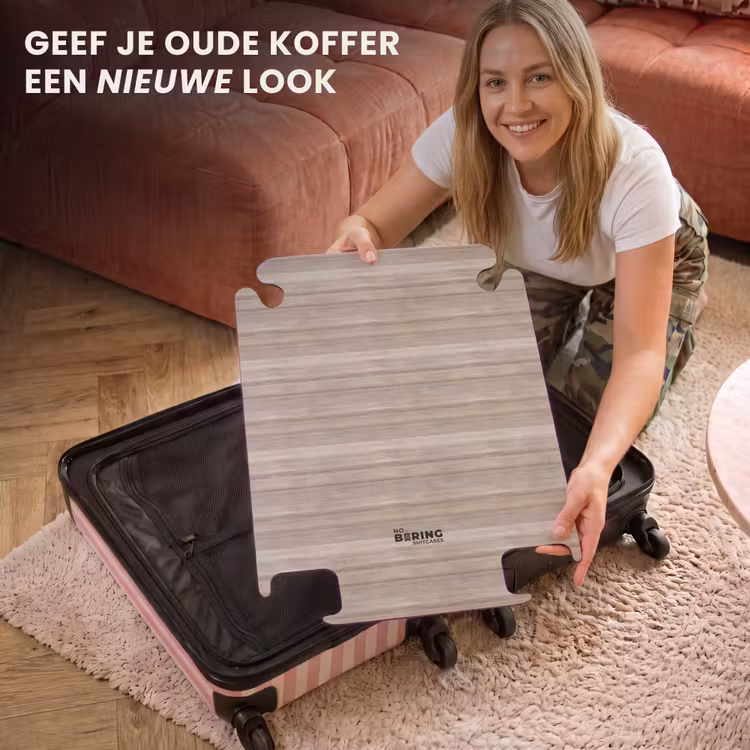 CaseSwap™ - Lichte houten planken met horizontale nerf — 3