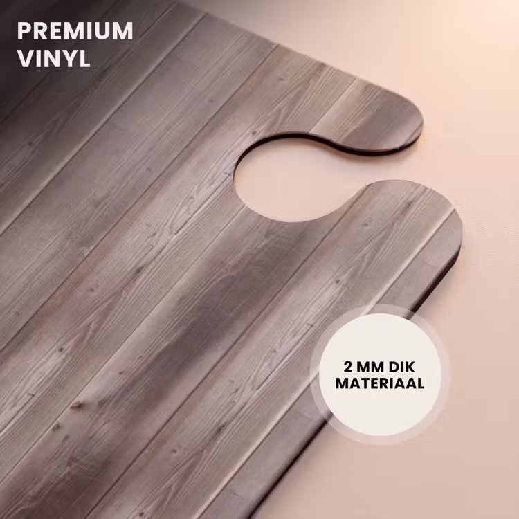 CaseSwap™ - Vergrijsd verticaal hout motief — 6