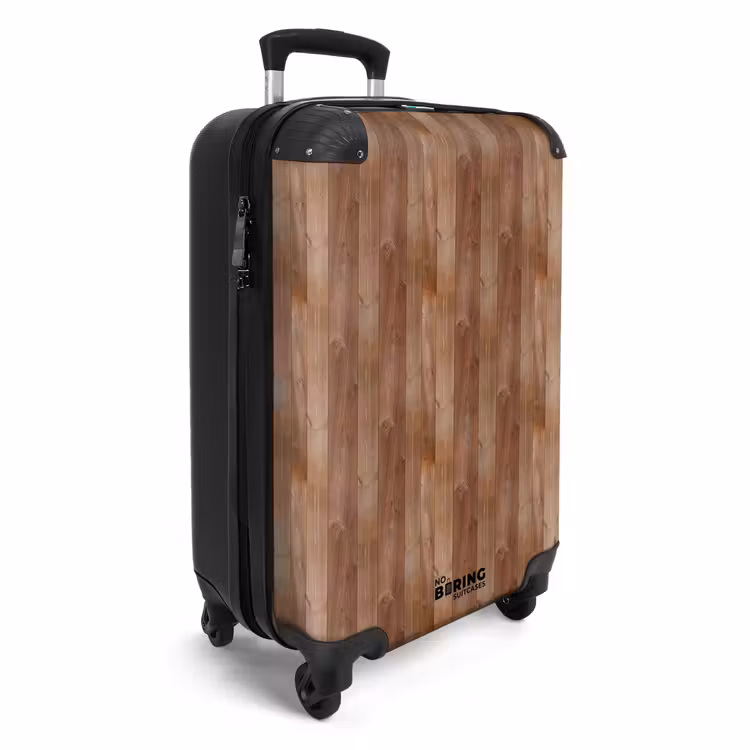 CaseSwap™ - Roodbruin met hout structuur — 2
